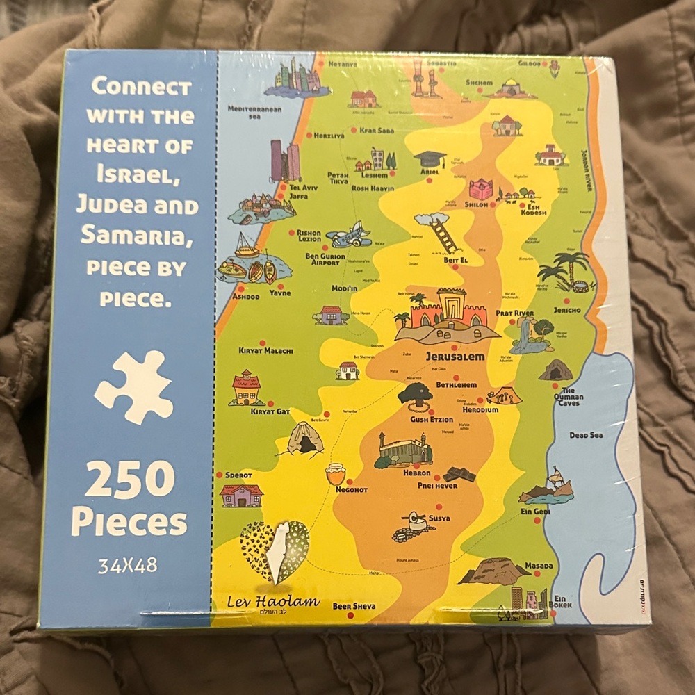 Map Puzzle for Kids - 250 Pieces